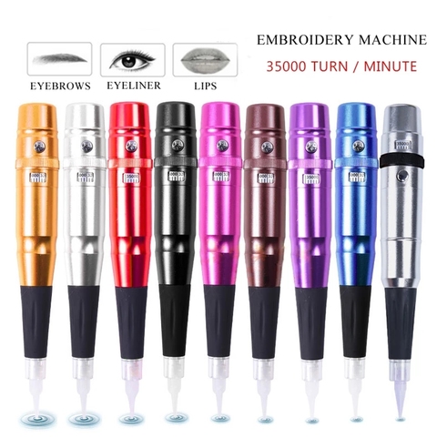 1pcs Newest Tattoo Permanent Makeup Pen Machine Eyebrow Make up Tattoo Machine Eyebrow Lip Tattoo Machine By Free shipping ► Photo 1/6