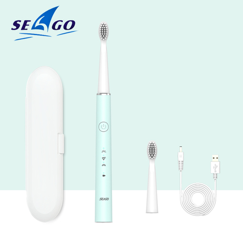 Seago Electric Toothbrush Rechargeable 5 Modes Whiten Clean Teeth Brush Professional Oral Care Toothbrush Traval Box ► Photo 1/6