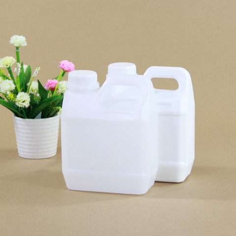 UMETASS 1000ML square plastic water Jerry can food Grade HDPE laundry detergent container high qualitly industry packing ► Photo 1/6