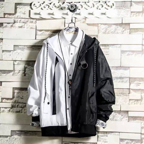 Men's Hoodie Sweatshirt Street Hoodie hip hop Street clothing autumn zipper jacket men's matching shirt ► Photo 1/6