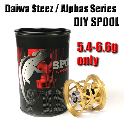 5.4g/5.8g/6.6g LIGHTWEIGHT SPOOL for DAIWA STEEZ SV/100/103/ Alphas Air TW/ZILLON SV 1016/ RYOGA 1016/MEGABASS IS / T3 BFS reel ► Photo 1/6