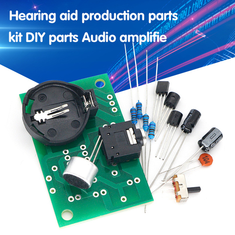 diy electronic kit set Hearing aid Audio amplification amplifier Practice teaching competition, electronic DIY interest making ► Photo 1/6