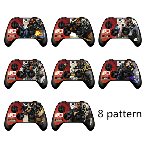 RETROMAX 2pcs Skin Of Apex Legends For Xbox One/Xbox One Slim Controller Sticker Skin For Xbox One/Xbox One Slim Apex ► Photo 1/6