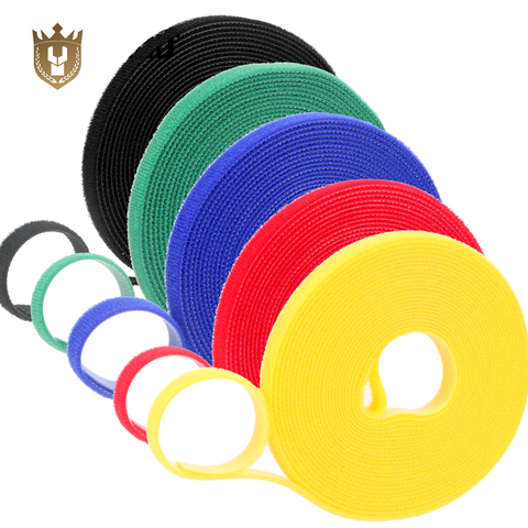 5m*1cm Nylon Cable Ties Power Wire Loop Tape Multifunction Nylon Straps Fastener Reusable Magic Tape ► Photo 1/6