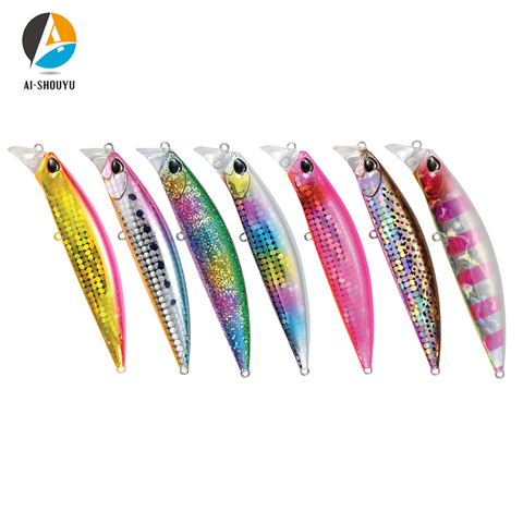 AI-SHOUYU 1PCS Heavy Sinking Minnow Fishing Lure 30g/9.5cm 3D High Simulation Eyes Aritificial Wobblers Hard Bait Plastic Baits ► Photo 1/6