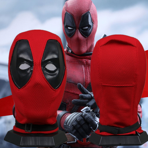 Hot Deadpool Cosplay Full Face Mask Perspective Breathable Knit Helmet Masks ► Photo 1/6