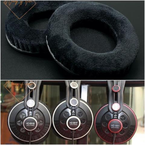 Thick Velour Velvet Ear Pads Cushion For Superlux HD681 HD681B HD681F Headphone Perfect Quality, Not Cheap Version ► Photo 1/6