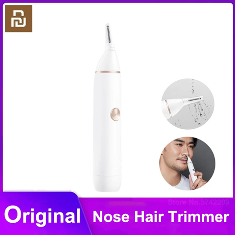 SOOCAS N1 Washable Nose Hair Trimmer Smart Mini Portable Electric Eyebrow Clipper IPX5 waterproof With Travel Bag ► Photo 1/5