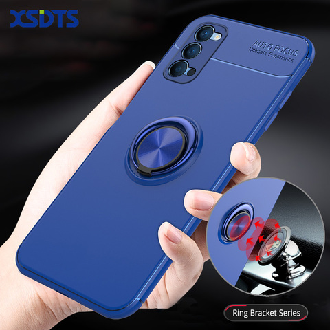 Case For OPPO Reno 4 SE 3 Pro 2Z 2F Ace 2 10X ZOOM Z 4G 5G Find X X2 Neo Lite Magnetic Car Stand Silicone Phone Coque ► Photo 1/6