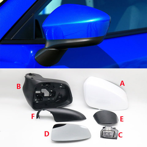 For Mazda CX-5 CX5 2013 2014 Auto Rearview Mirror Light Turn Signal Lamp Wing Door Side Mirror Frame Lower Cover Housing Glass ► Photo 1/6