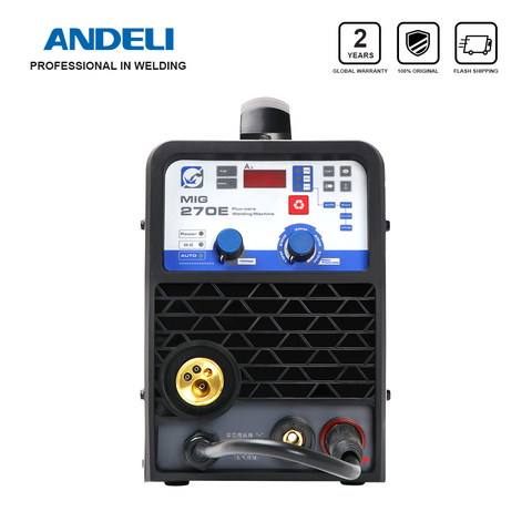 ANDELI Single Phase MIG-270E 220V 3 in 1 MIG ARC MMA TIG Welding Machine Gasless Welder Mig Welding Machine ► Photo 1/6