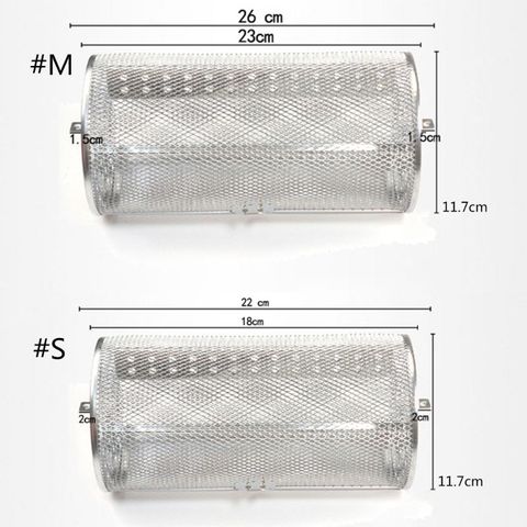 Stainless Steel Rotisserie Oven Basket for Roasting Baking Nuts Coffee Beans ► Photo 1/6