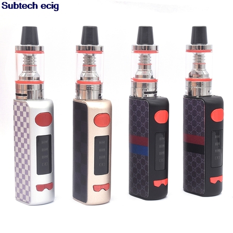 80W Vape Electronic Cigarettes E Hookah Pen mini Vaporizer Mech Box Mod 1800mah Smoke Vaping Starter Kits 510 Metal Body vapor ► Photo 1/6