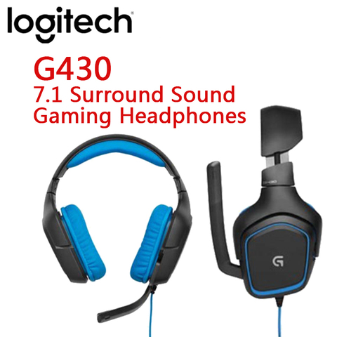 Logitech G430 Headset 7.1 Surround Sound Headphone For PC/PUBG Adjustable Noise-cancelling Rotating Earphone - Price history & Review | AliExpress Seller - 3C-Shopping Club Store | Alitools.io