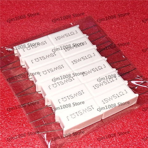 5PCS RX27-5 SQM Vertical Cement Resistor resistance 15W 1R 4.7R 8.2R 10R 12R 15R 20R 30R 39R 47R 51R 75R 100R 150R 300R ohm ► Photo 1/1