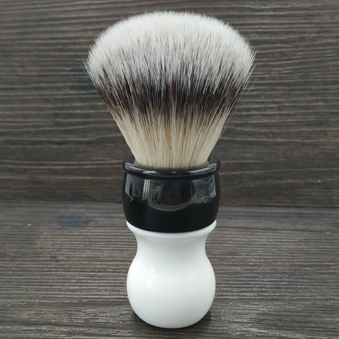 dscosmetic 26MM soft synthetic hair knots shaving brush with double color handle ► Photo 1/6