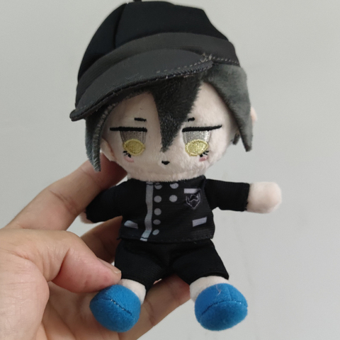 NEW Anime Danganronpa V3 Dangan Ronpa Saihara Shuichi Plush toy doll key chains ► Photo 1/4