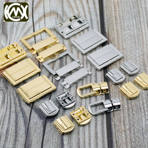 1pc 20*25mm High quality box hasps Zinc alloy small 4 hole Watch box buckles Jewelry box woodenbox hardware boxes lock W-179 ► Photo 1/6