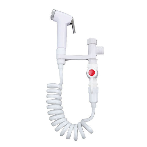 ABS Portable Bidet Sprayer Set Handheld Toilet Bidet Retractable Spring Hose Adapter Free Mounting Bracket Switch Cleaning Tool ► Photo 1/6