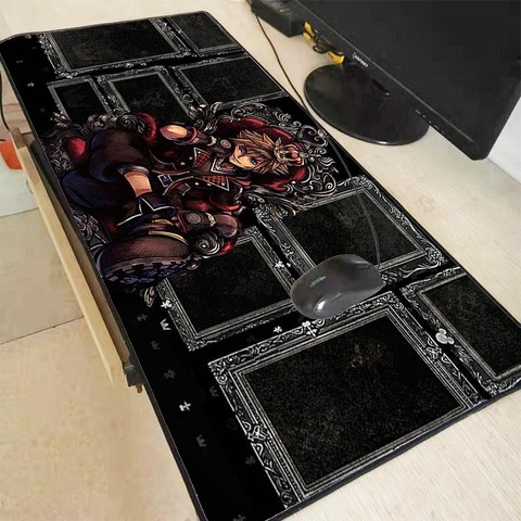 XGZ Kingdom Hearts Anime Large Gaming Mouse Pad Rubber PC Computer Gamer Mousepad Desk Mat Locking Edge for CS GO LOL Dota XXL ► Photo 1/6