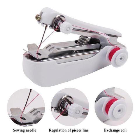 1pc Portable Mini Sewing Machine Handheld Sewing Machine Fabric Tools  Convenient Sewing Sewing Q1D6 - Price history & Review, AliExpress Seller  - Housekeeper Store