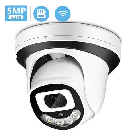 5MP IP Camera Wifi Ai Human Alert SD Card Slot Infrared Night Wifi Camera IP Audio 1080P 3MP Dome Security CCTV Camera Wireless ► Photo 1/6