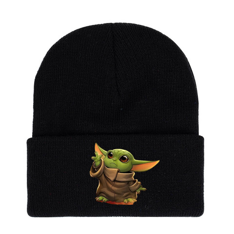 2022 New Star Wars Baby Yoda Winter Hat for Men Women Children Cold-Proof Cartoon Warm Stocking Cap Gift for Friend ► Photo 1/6