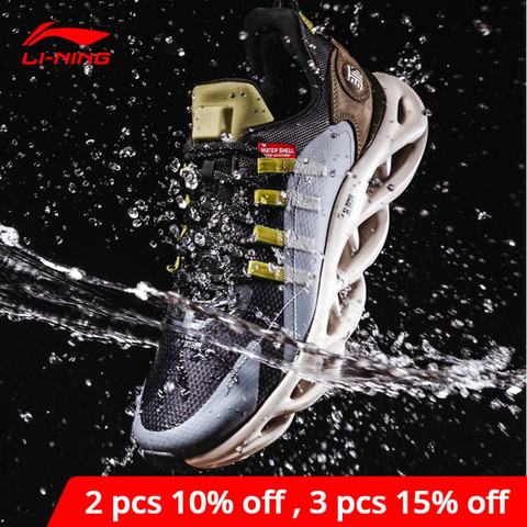 Li-Ning Men LN ARC Cushion Running Shoes Wearable Waterproof LiNing li ning WATER SHELL Sport Shoes Sneakers ARHP245 XYP946 ► Photo 1/6