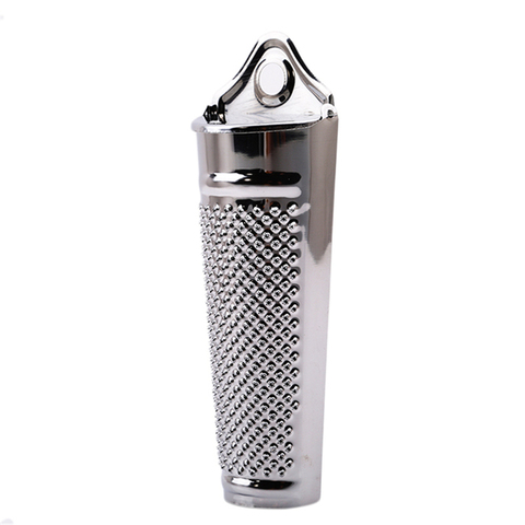 Stainless Steel Versatile Hand Held Nutmeg Citrus Zester Cheese And Spice Grater Bonus Brush Nutmeg Spices 2022 ► Photo 1/4