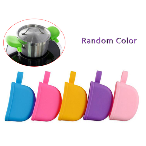 1pc Silicone Heat Resistant Handle Cover Set With Non-slip Grip For Pot And Pan  Handle