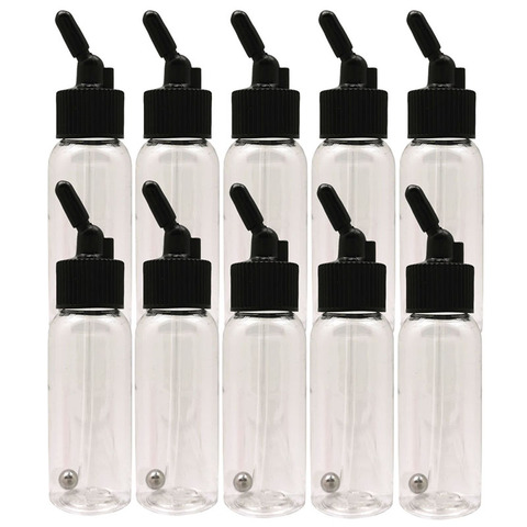 OPHIR 30ML Bottles with Caps for Siphon Double-Action Airbrush 10PCS/Set AC040(30ML) ► Photo 1/5