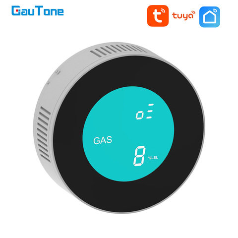 GauTone PA210W Tuya Wifi Gas Sensor Combustible Natural Gas Leak Detector Smart House Alarm Sensor for Home ► Photo 1/6