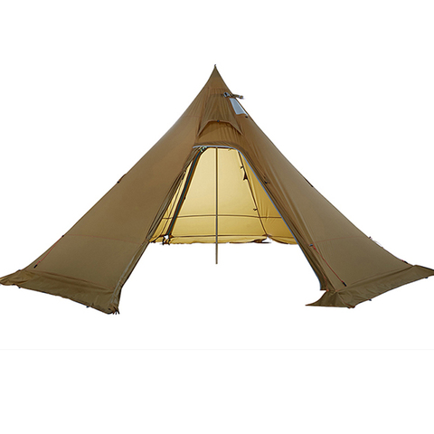 ASTA GEAR Track 5 Pyramid tent bushcraf lightweight 4-5 people outdoor hiking camping with snow skirt rainproof windproof tent ► Photo 1/6
