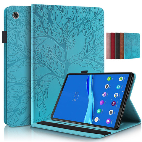 Case for Lenovo Tab M10 M 10 FHD Plus TB-X606X TB-X606F 10.3 inch 3D Tree Embossed Tablet Shell for Lenovo Tab M10 Plus Cover ► Photo 1/6