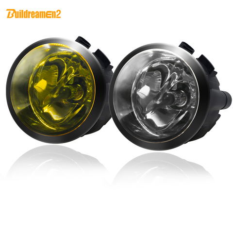 Buildreamen2 Halogen Fog Light 55W 100W Car Front Bumper Fog Lamp 12V For Nissan X-Trail Juke Cube Tiida Cube NV200 Patrol ► Photo 1/6