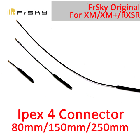 FrSky 2.4GHz 80mm 150mm IPEX4 Dipole Antenna for XM / XM+ / X4R / X4RSB / S6R / S8R / G-RX8 / G-RX6 / RX4R / RX6R Receivers ► Photo 1/3