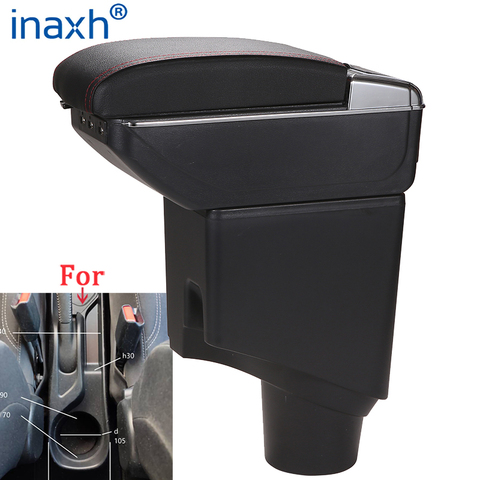 For Toyota Yaris Armrest For Toyota Yaris hybrid Car Armrest box 2022 Retrofit parts Interior Storage box USB LED ► Photo 1/6