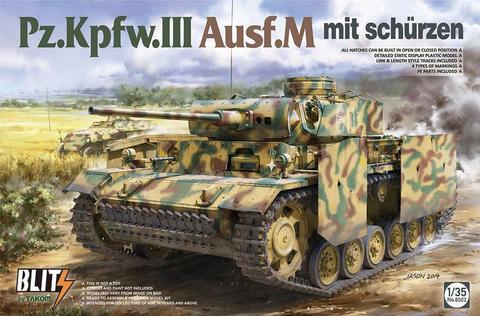 TAKOM 8002 1/35 Pz.Kpfw.III Ausf.M mit schurzen BLITS BY TAKOM 2022 ► Photo 1/1