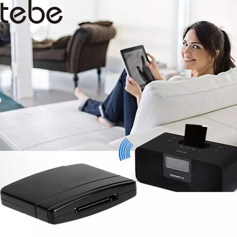 tebe Bluetooth Adapter For iPhone iPad 30 PIN Docking Wireless Audio/Music Adapter work with Speaker ► Photo 1/6