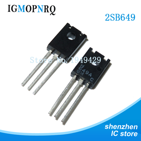 50pcs/lot 2SB649 TO-126 2SB649A TO126 B649 PNP B649A 120V 1.5A Transistor new ► Photo 1/2