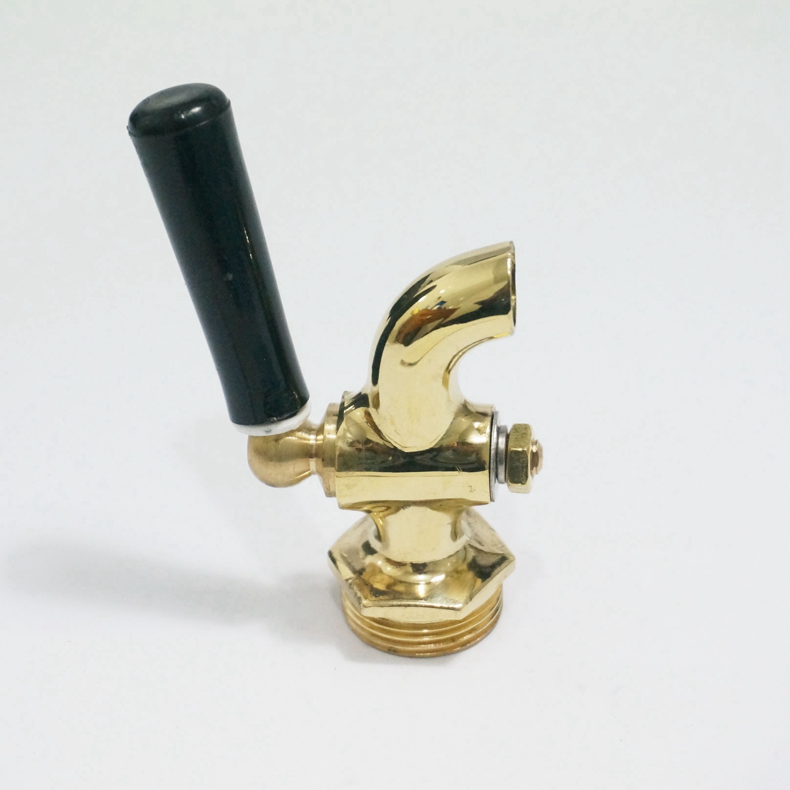 3/8" BSP Male Thread Bronze Antique Brass Red Handle Faucet Petcock Tap 