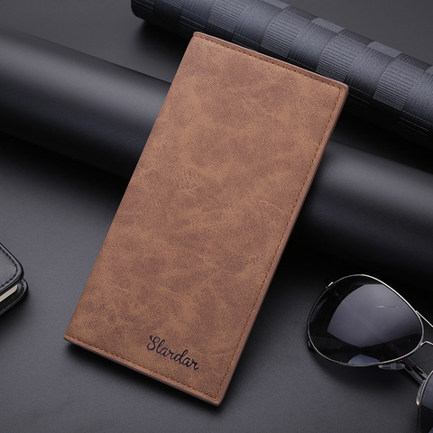 wallets for men short long slim thin for boy men's clutch bag famous billetera men leather purse Card Holder porte feuille homme ► Photo 1/6