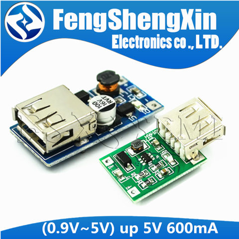 DC-DC Step Up Boost Converter Module With USB - 0.9V-5V to 5V, 600mA