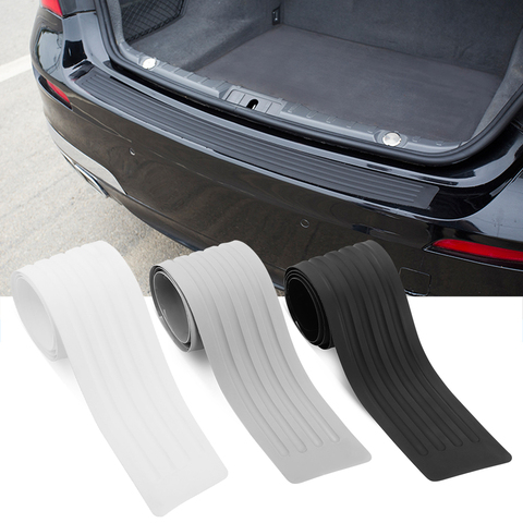 Car Trunk Rear Bumper Trim Guard Plate Protector Sticker for Volkswagen golf 4 5 6 7 POLO Tiguan PASSAT TOURAN Scirocco BEETLE ► Photo 1/6