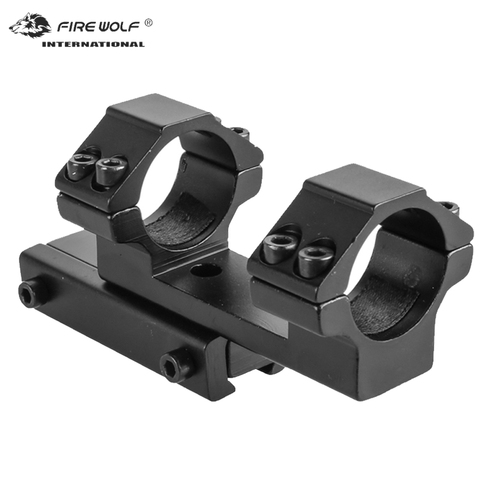 FIRE WOLF Hunting Accessories Picatinny Rail Weaver 1 pc Extended DIY 25.4mm Ring 11mm Dovetail Rail Z type Scope Mount ► Photo 1/1