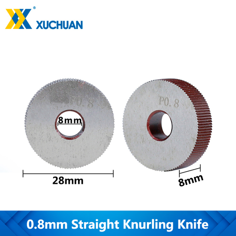 0.8mm Straight Knurling Knife Inner Hole Embossing Wheel Knurling Wheel Gear Shaper Cutter Lathe Straight Line Knurling Wheel ► Photo 1/3