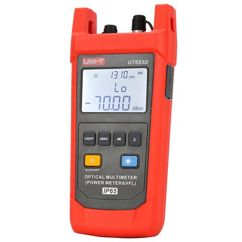 UNI-T UT693D Optical Multimeter (Power Meter & VFL)Wavelength range:800nm~1700nm,CW and Multiple Modulated Light Outputs. ► Photo 1/5