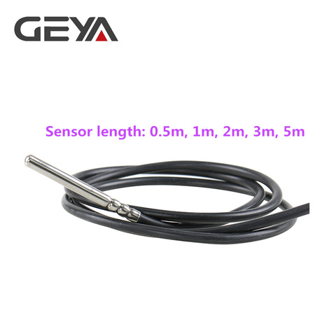 GEYA NTC Sensor Temperature Detecting Probe Waterproof Sensor for Temperature Relay GRW8 0.5m 1m 2m 3m 5m only Sensor ► Photo 1/3