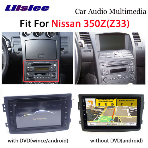 Liislee For Nissan 350Z 2007~2009 Radio CD DVD Stereo Player GPS Map Nav Navigation System Double Din Car Audio Installation Set ► Photo 1/1