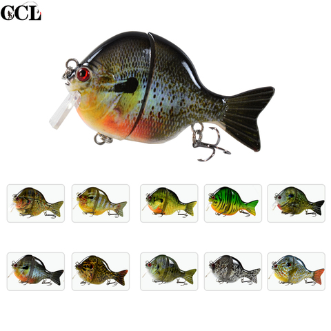 High Quality Bass Fishing Lures Square Bill Floating Swimbait Bluegill Lure 3.5inch 32g New Jointed Baitfish Fishing ► Photo 1/6